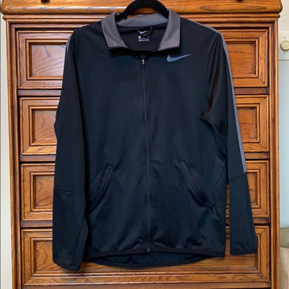 Nike Black and Gray Quarter zip